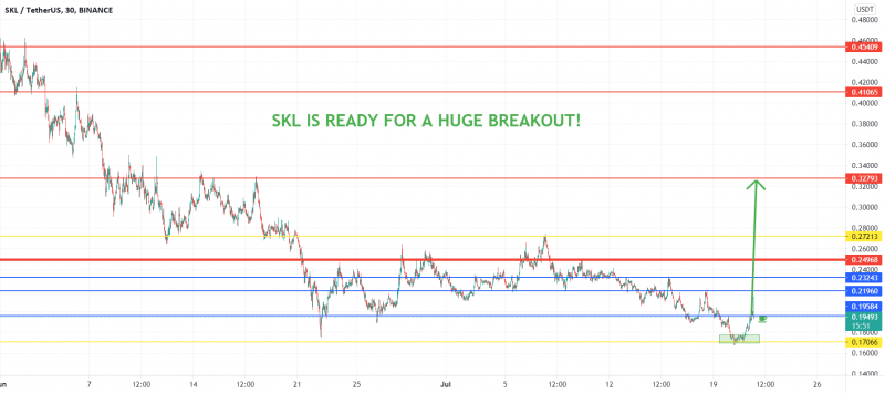 SKALE NETWORK IS READY FOR A HUGE BREAKOUT 50% + TO 0,32+.. SKL