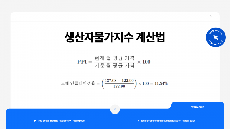 생산자물가지수 계산법